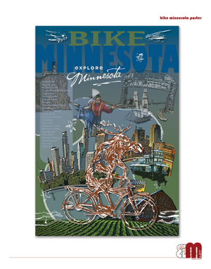 Bike Minnesota Poster